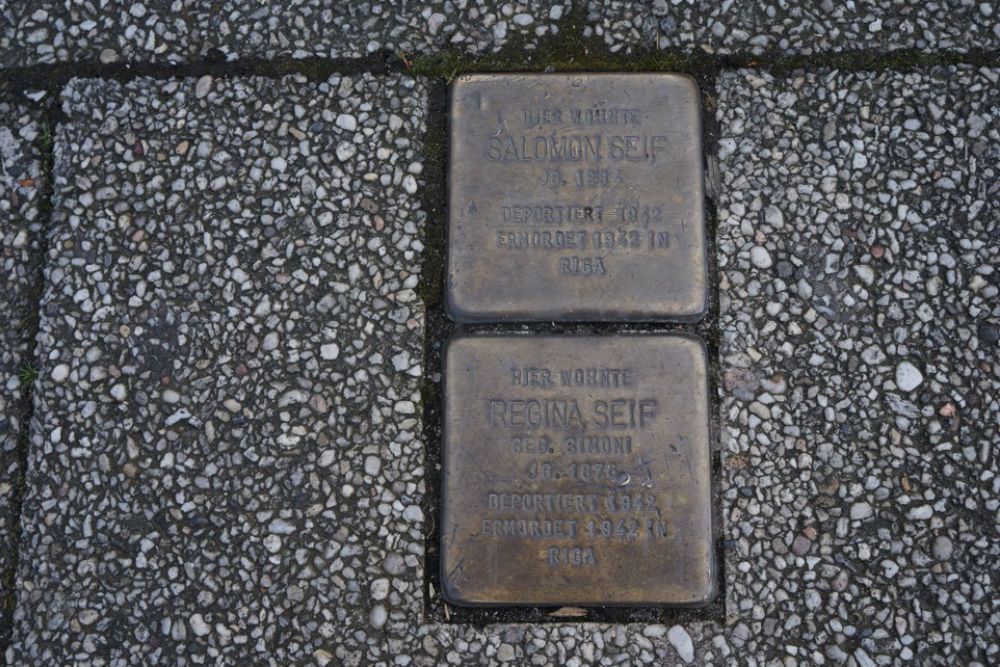 Stumbling Stones Nobelstraße 28 #1