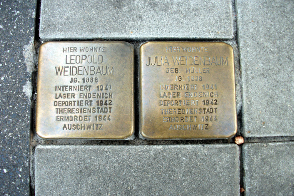 Stolpersteine Wenzelgasse 32-36