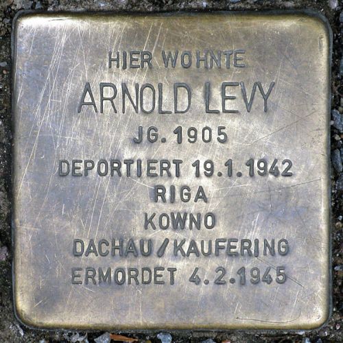 Stolperstein Lebuser Strae 1