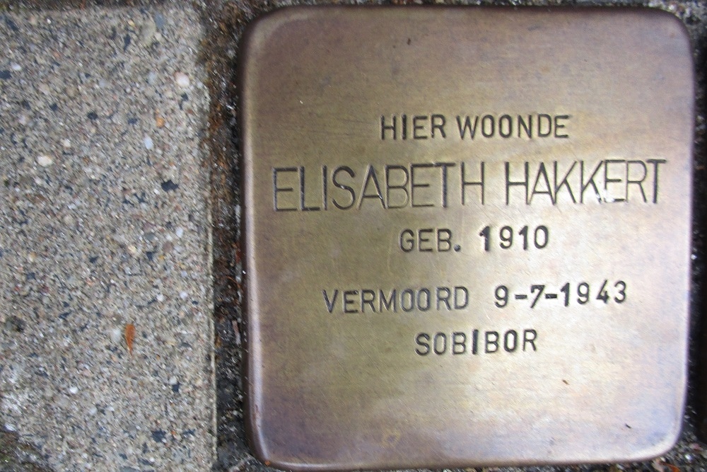 Stolpersteine Sloestraat 9 #3