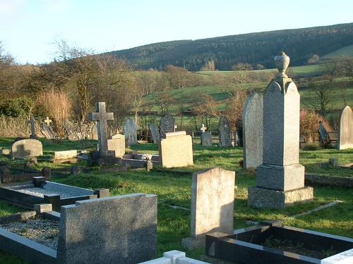 Commonwealth War Grave Clun Cemetery #1