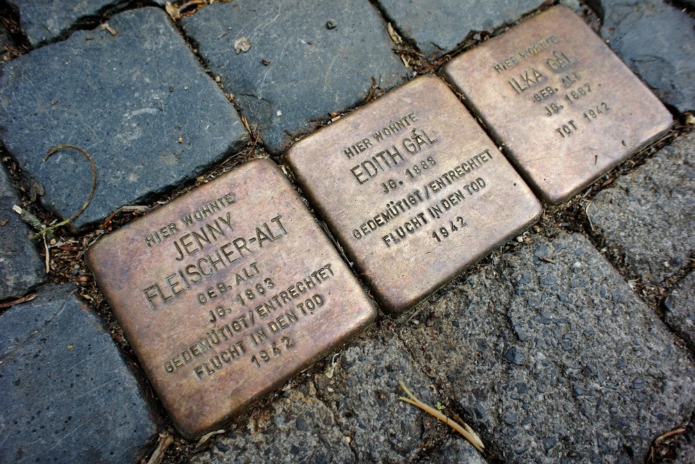 Stolpersteine Belvederer Allee 6