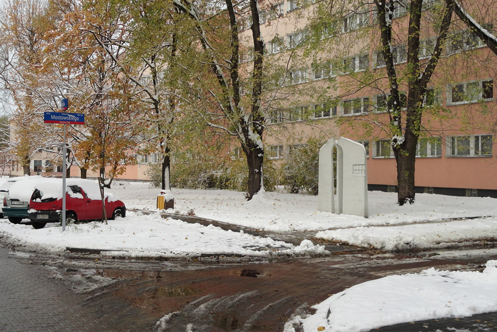 Jugendverwarhlager Litzmannstadt - Markeersteen