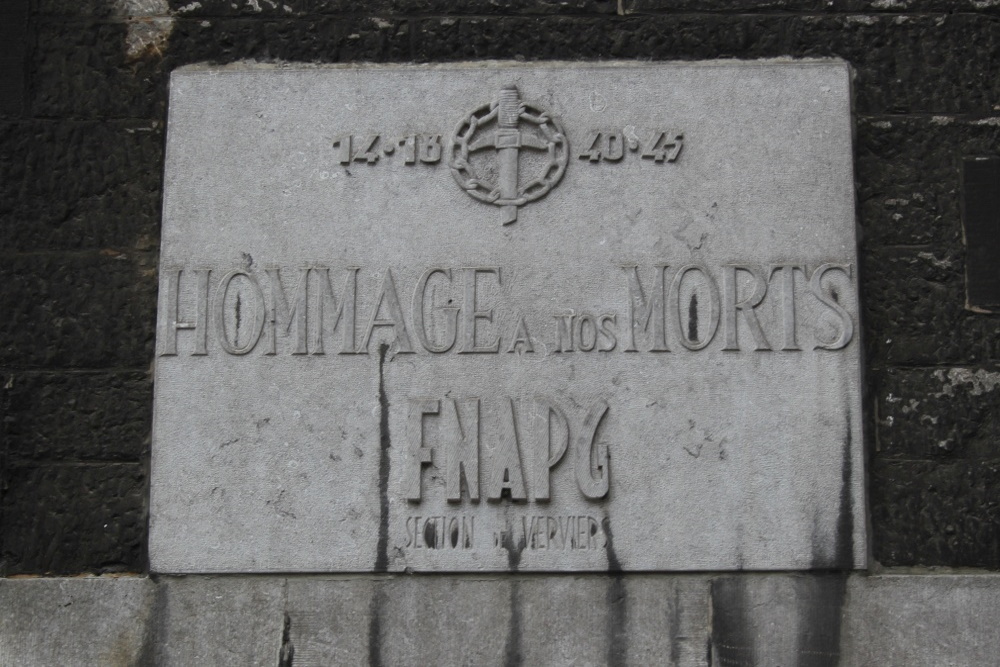 Commemorative Plate FNAPG Verviers #2