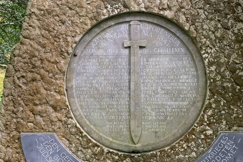 Oorlogsmonument Turnvereniging Aken #2