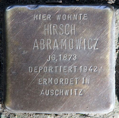 Stolpersteine Andreasstraße 34 #2