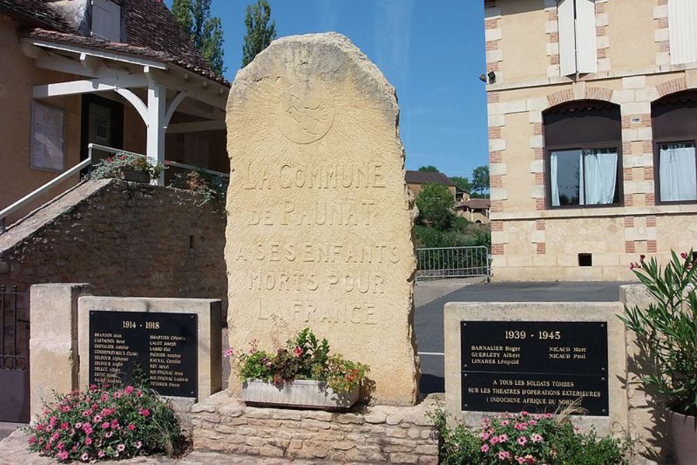 War Memorial Paunat