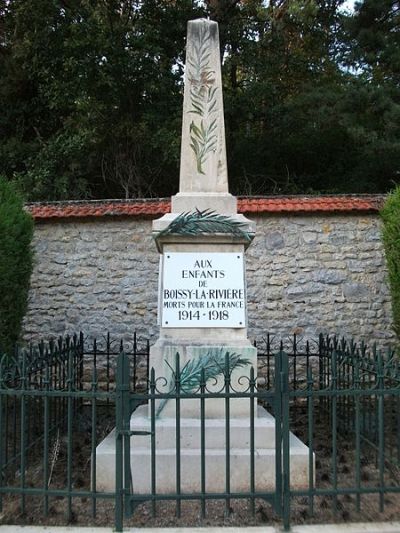 Oorlogsmonument Boissy-la-Rivire