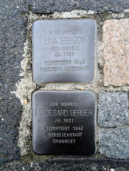 Stumbling Stones Büttgasse 14 #2
