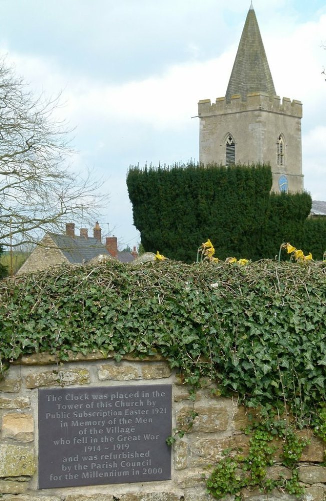 Remembrance Clock Morcott #1