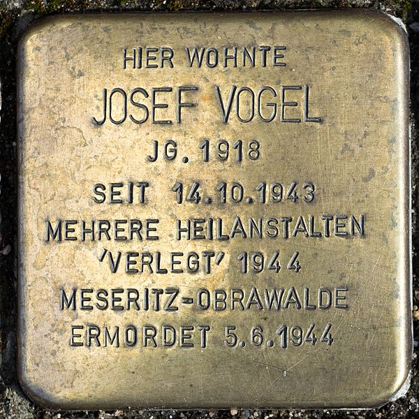 Stolperstein Vossenhtte 16 #1