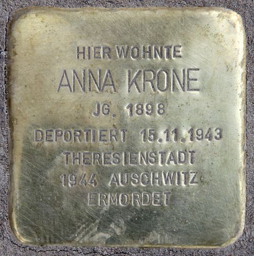 Stolpersteine Pestalozzistrae 15 #4