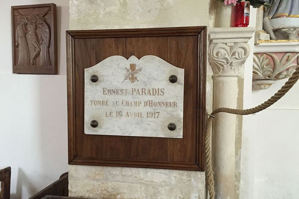 Memoral Ernest Paradis