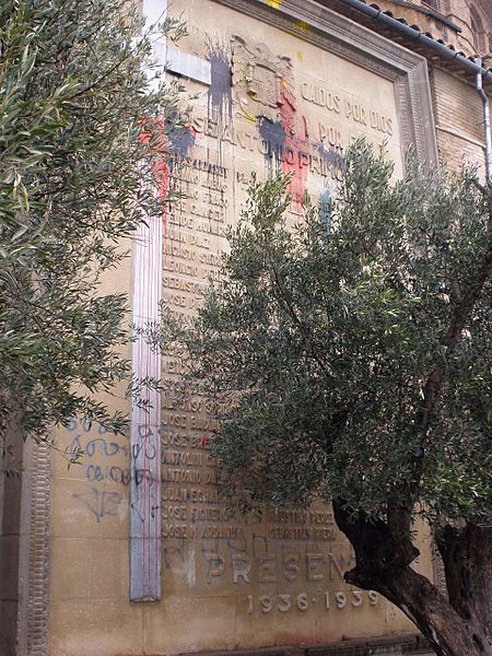 Monument Spaanse Burgeroorlog Barbastro #1