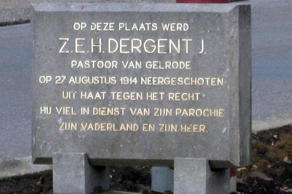 Gedenkteken Pieter-Jozef Dergent Arschot #1