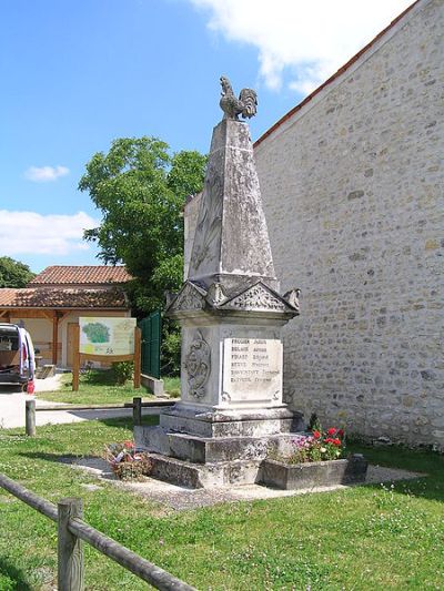 Oorlogsmonument Saint-Preuil #1