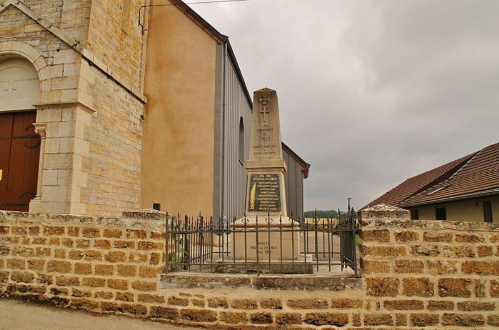 Oorlogsmonument Chilly-sur-Salins #1