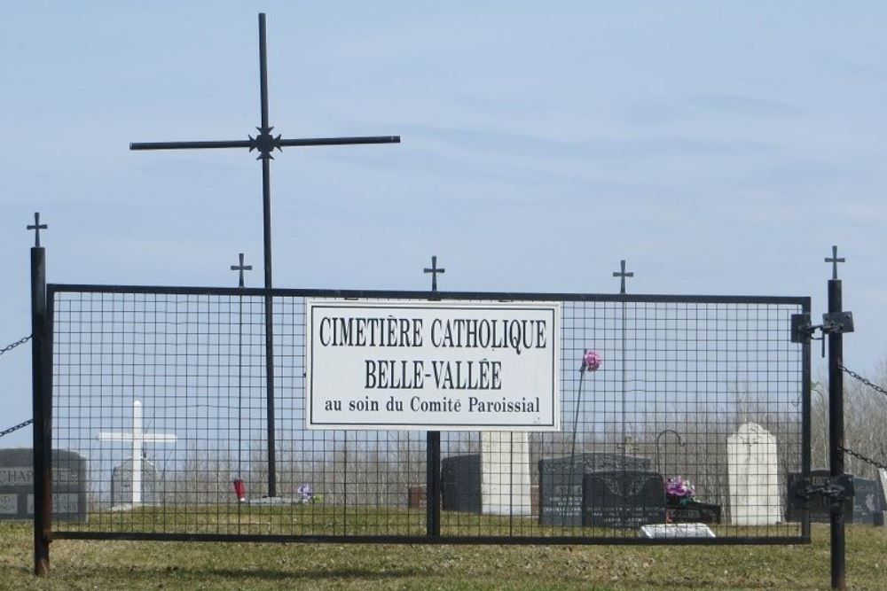 Canadees Oorlogsgraf Belle Vallée Cemetery #1