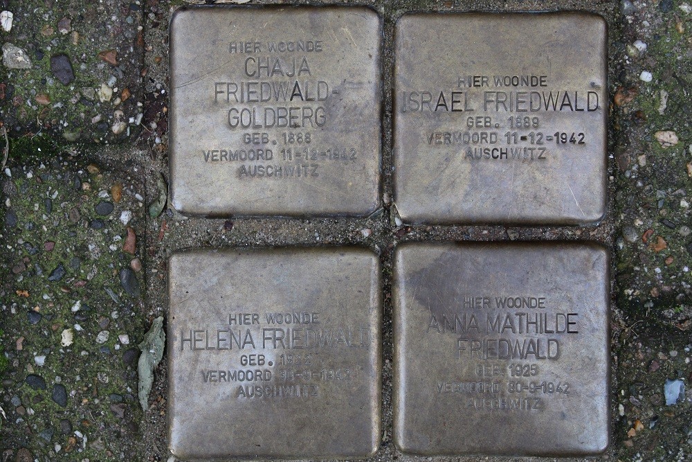 Stolpersteine Utrechtsedwarsstraat 92 #3