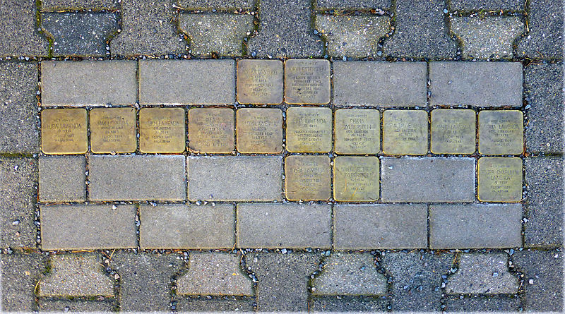 Stumbling Stones Blumenauer Strae 5 #1