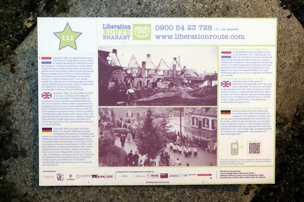 Liberation Route Marker 111: The bombing of September 19, 1944 #2