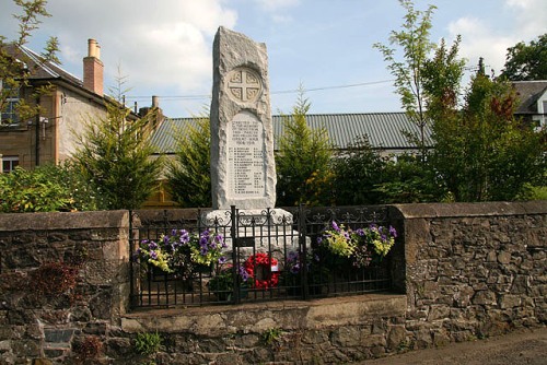 Oorlogsmonument Morebattle #1