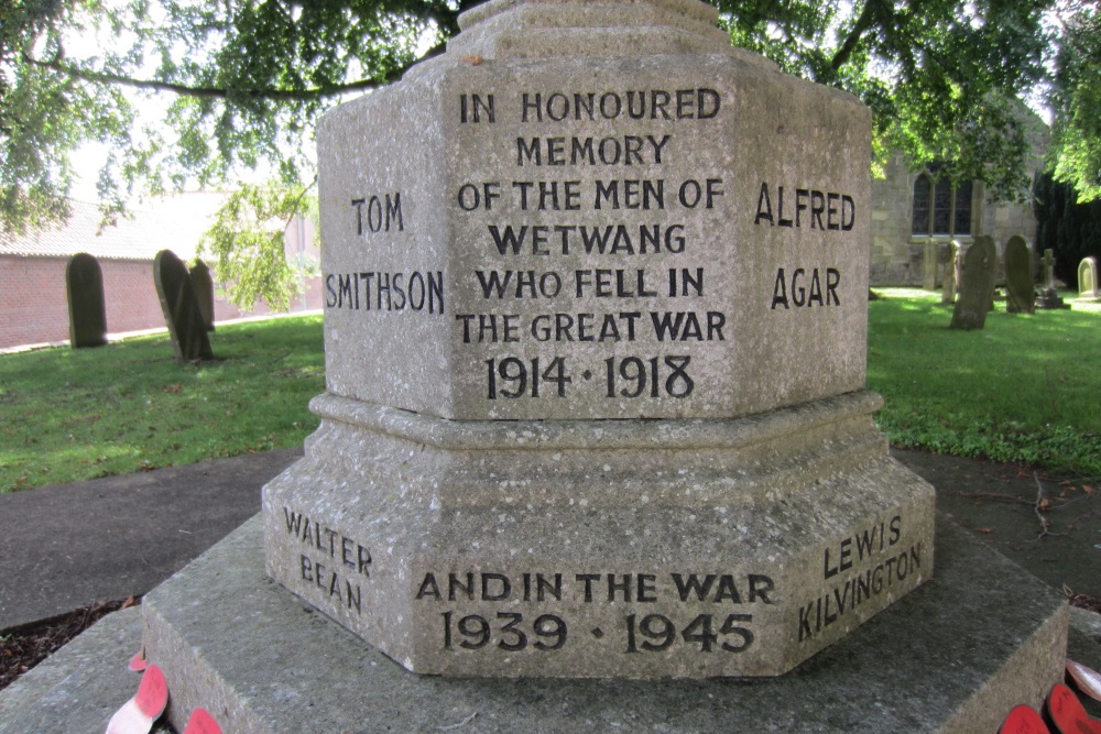 War Memorial Wetwang #1
