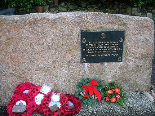 Monument HMS Dasher (D37)