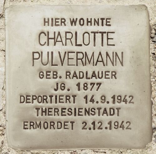 Stolpersteine Lrchenweg 33 #3