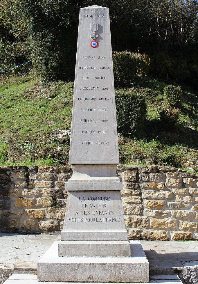 Monument Eerste Wereldoorlog Valfin-sur-Valouse #1