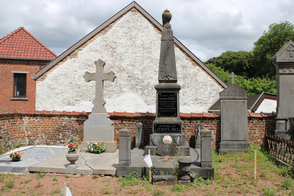 Belgische Oorlogsgraven Quvy-le-Grand