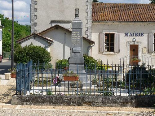 War Memorial Saint-Vincent-Jalmoutiers