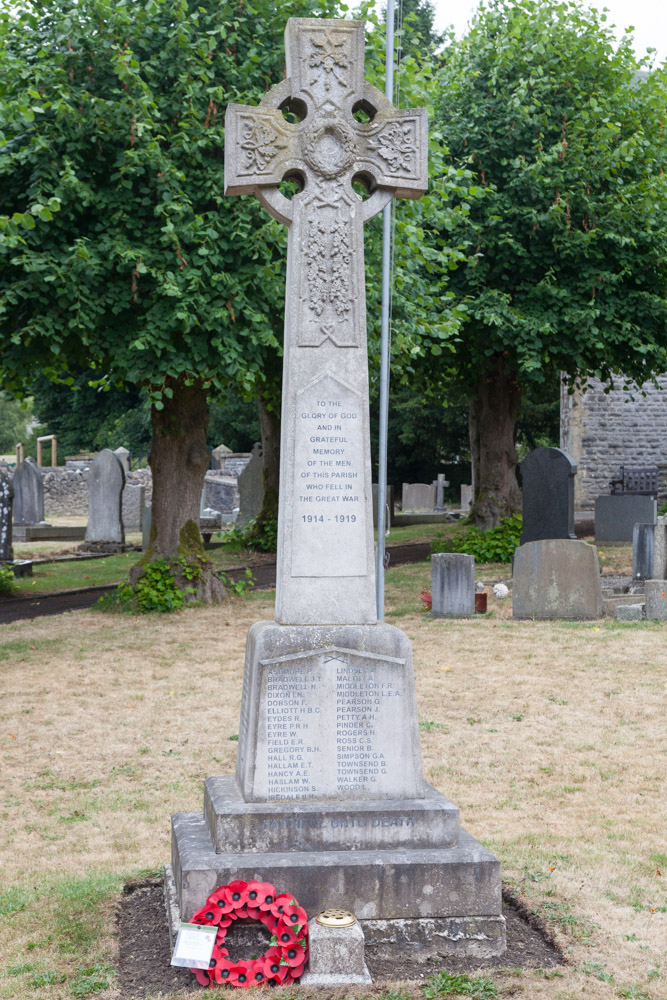 Oorlogsmonument Bradwell #3