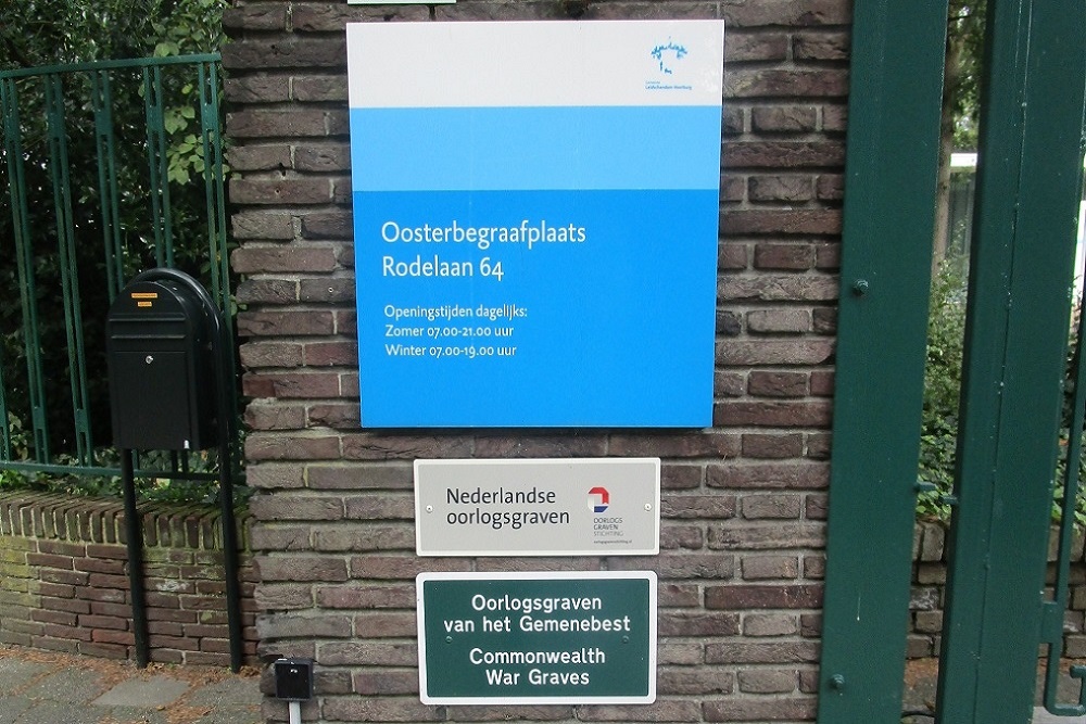 Oorlogsgraven van het Gemenebest Oosterbegraafplaats Voorburg