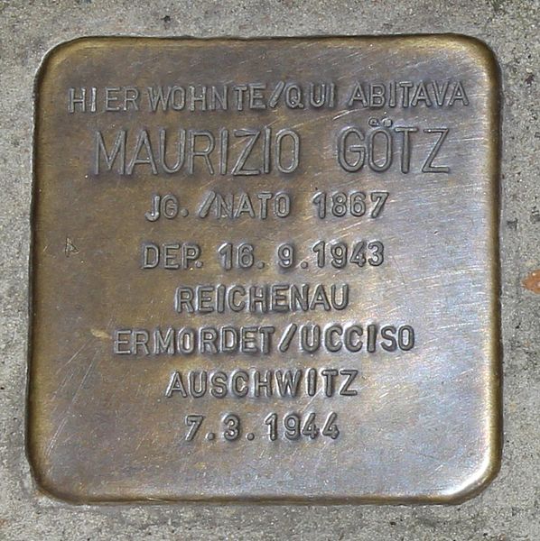 Stolpersteine Via Mainardo 15