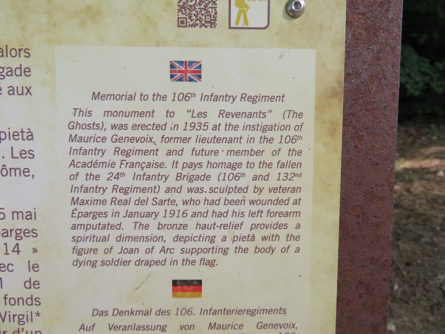 Monument 106ème Régiment d'Infanterie Les Éparges #2