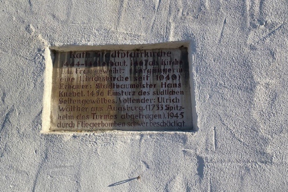 Memorial Damaged Liebfrauenmünster