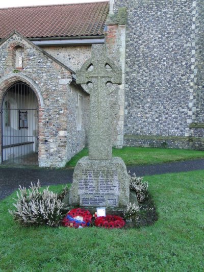 Oorlogsmonument Strumpshaw