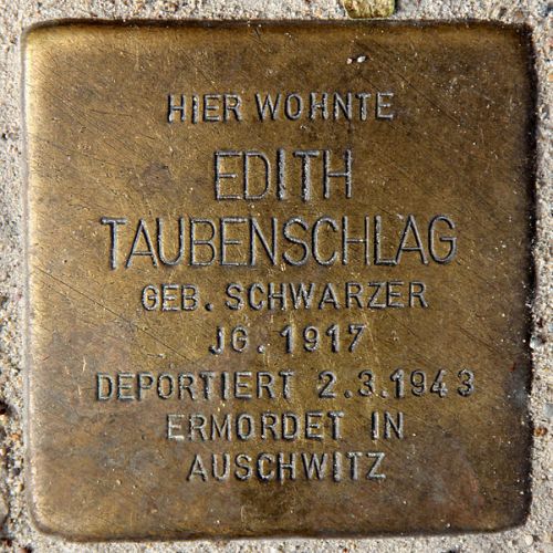 Stumbling Stones Immanuelkirchstraße 5 #1