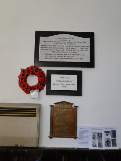 War Memorial St. Catherine Church Pettaugh