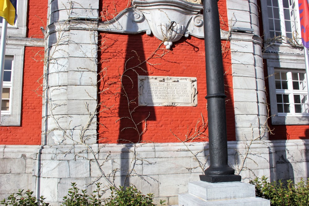 Commemorative Stone Town Hall Sint-Truiden