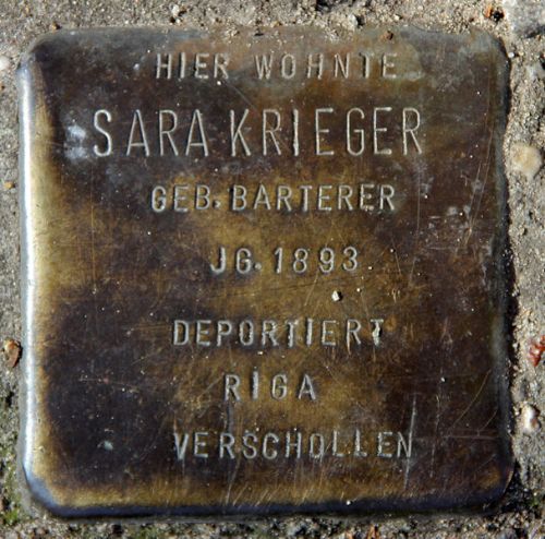 Stolpersteine Oranienstraße 144 #4