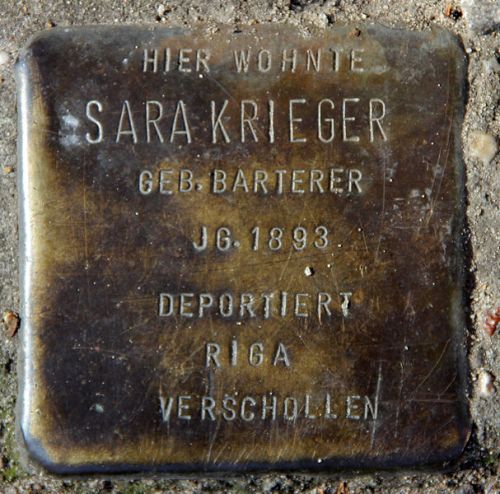 Stolpersteine Oranienstrae 144 #4