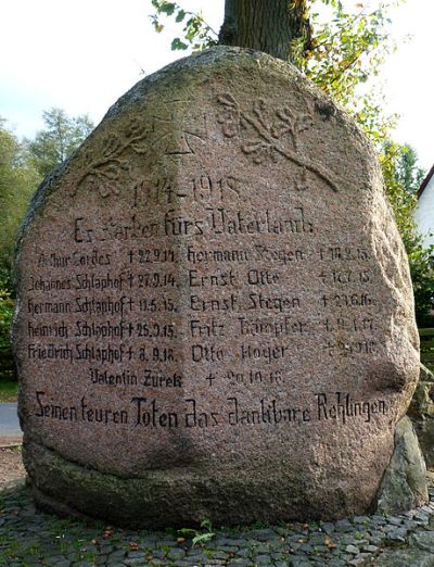 Oorlogsmonument Rehlingen #1