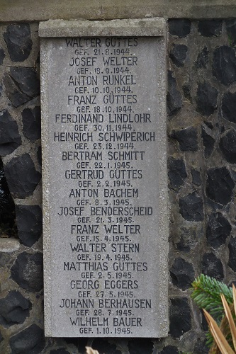 Oorlogsmonument Unkelbach #4