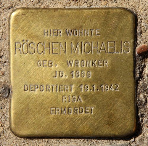 Stolpersteine Korsrer Strae 25 #2