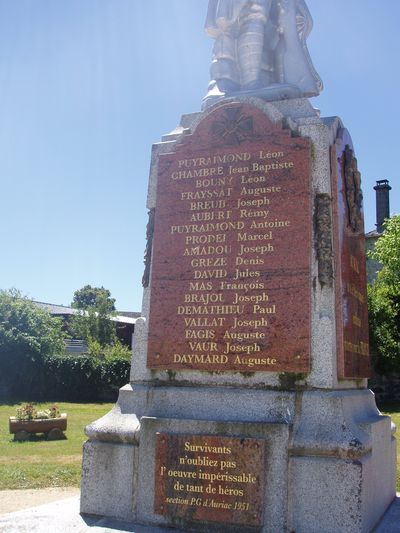 War Memorial Auriac #4