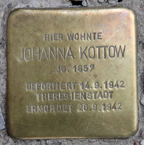 Stolpersteine Riehlstraße 11a #3