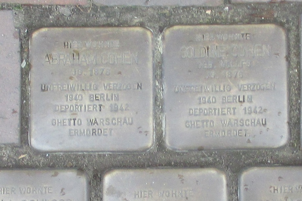 Stolpersteine Friedrich-Ebert-Straße 43 #3