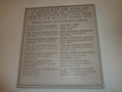 War Memorial St John the Baptist Church